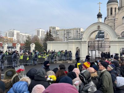 Очередь на прощание с Алексеем Навальным, Москва, 1.03.24. Фото: соцсети